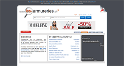 Desktop Screenshot of les-armureries.ch